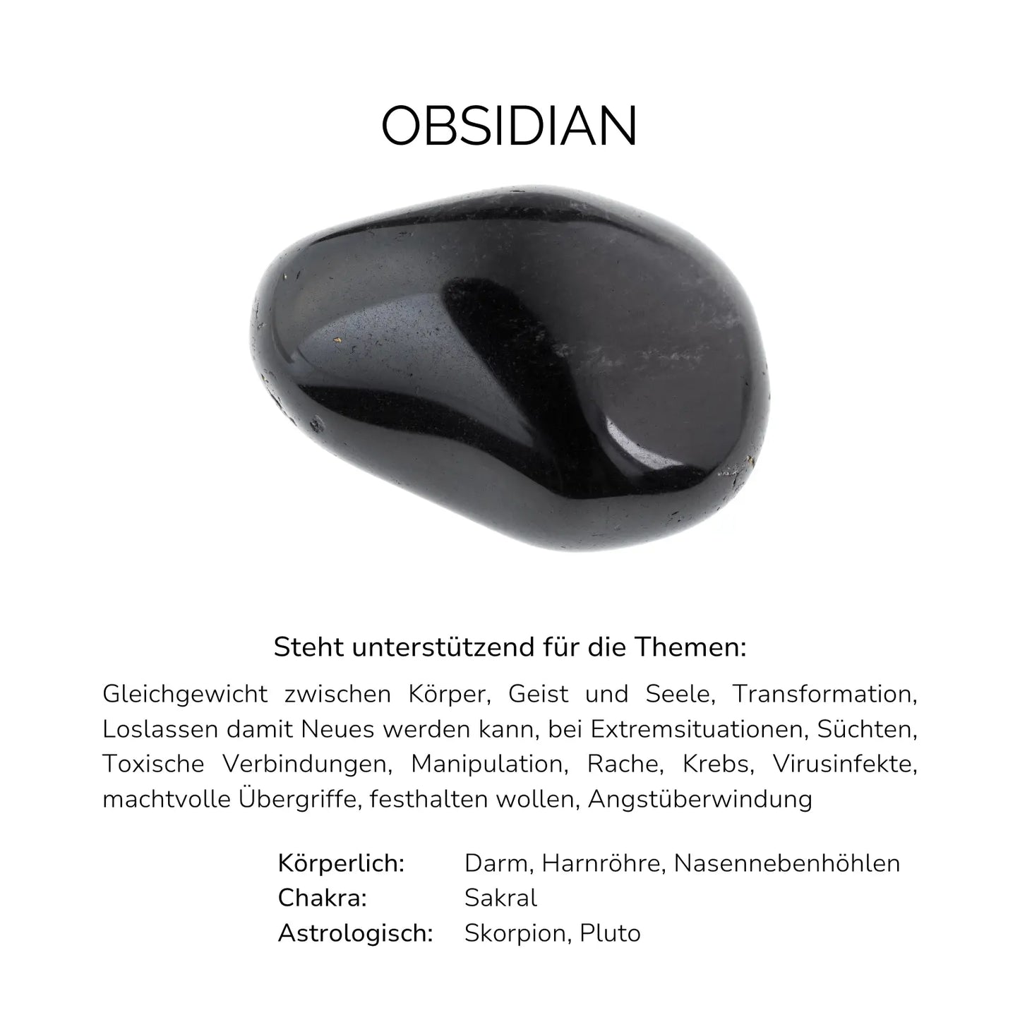 OBSIDIAN CRYSTAL RING - Stein der Transformation