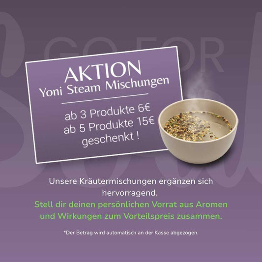 IN LIEBE AUSGLEICHEN - Yoni Steam BIO Kräuter Mischung