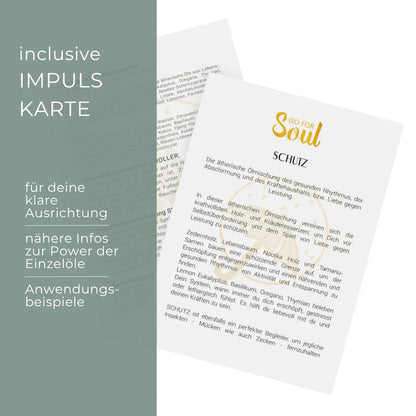 SCHUTZ - ätherische Ölmischung für gesunde Grenzen