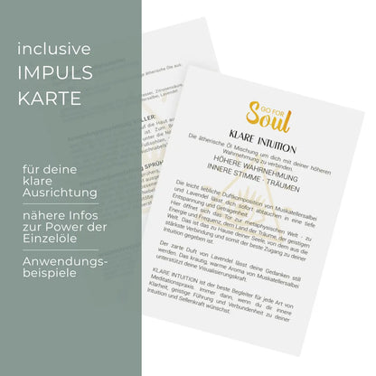 KLARE INTENTION - ätherische Ölmischung um dich mit deiner höheren Wahrnehmung zu verbinden.