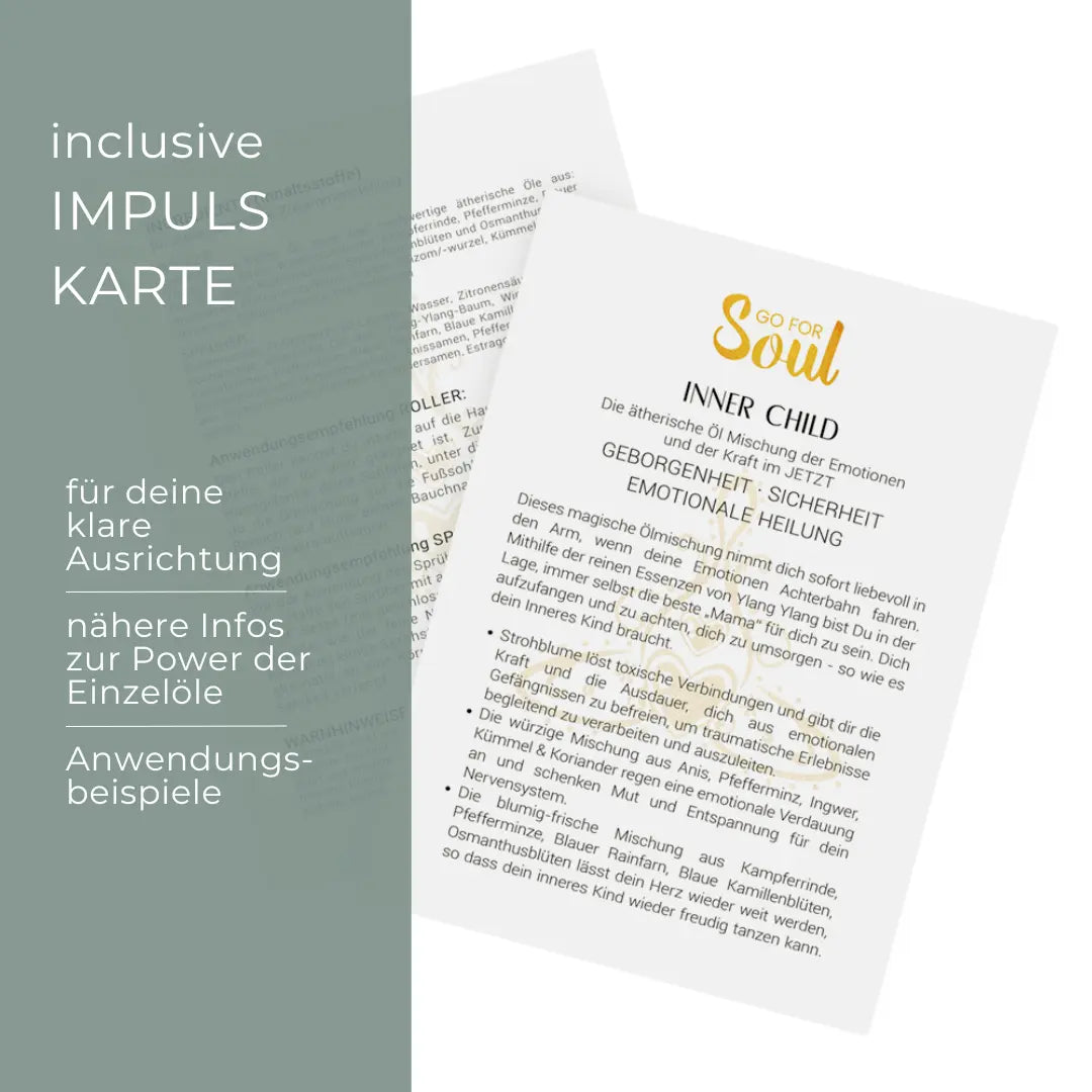 INNER CHILD - die ätherische Ölmischung für emotionale Sicherheit und Geborgenheit