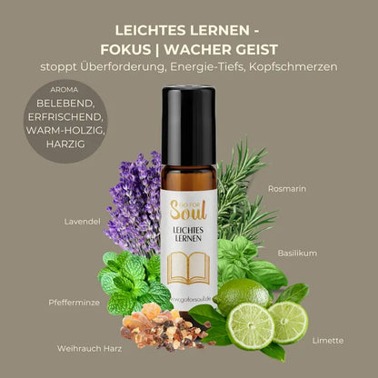 LEICHTES LERNEN, die ätherische Ölmischung des wachen Geistes