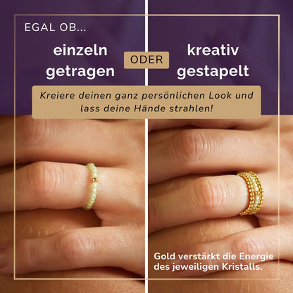 PERIDOT CRYSTAL RING - Stein der Leichtigkeit