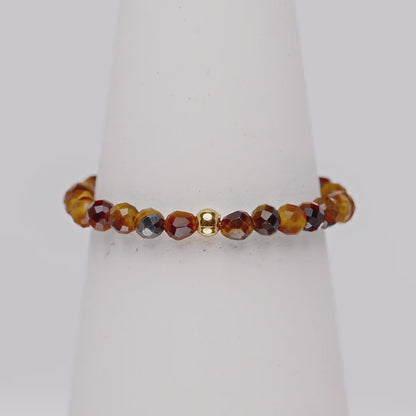 TIGERAUGE CRYSTAL RING - Stein der Lebensenergie