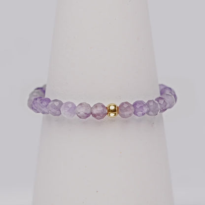 AMETHYST CRYSTAL RING - Stein der Spiritualität & Anbindung