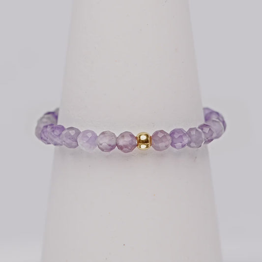 AMETHYST CRYSTAL RING - Stein der Spiritualität & Anbindung